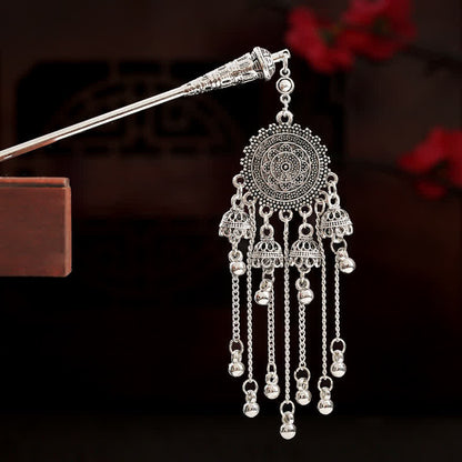 Mythstone Water Drop Lily of the Valley Flowers Tassels Confidence Hairpin