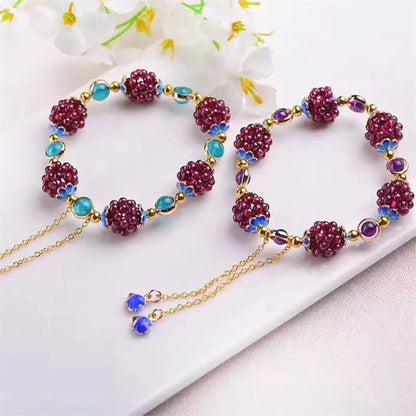 Mythstone Tibetan Garnet Calm Bracelet