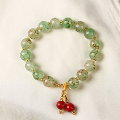 Mythstone Liuli Glass Bead Blessing Harmony Bracelet