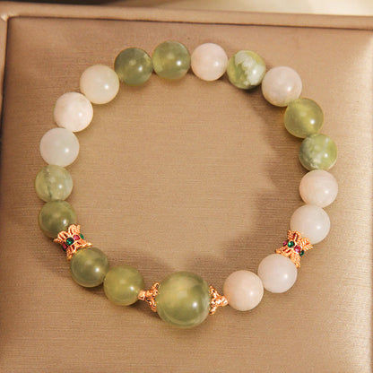 Mythstone Green Grape Color Jade Abundance Bracelet