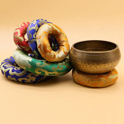 Tibetan Singing Bowl Handcraft Cushion Decoration