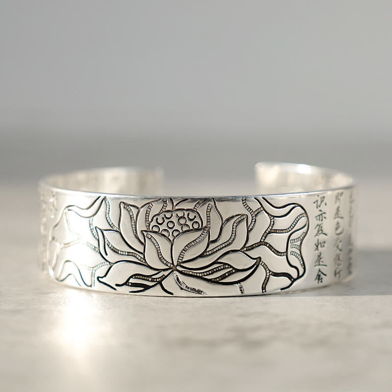 Mythstone Tibetan Lotus White Copper Luck Bracelet