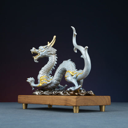 Mythstone Year Of The Dragon Copper Success Home Decoration