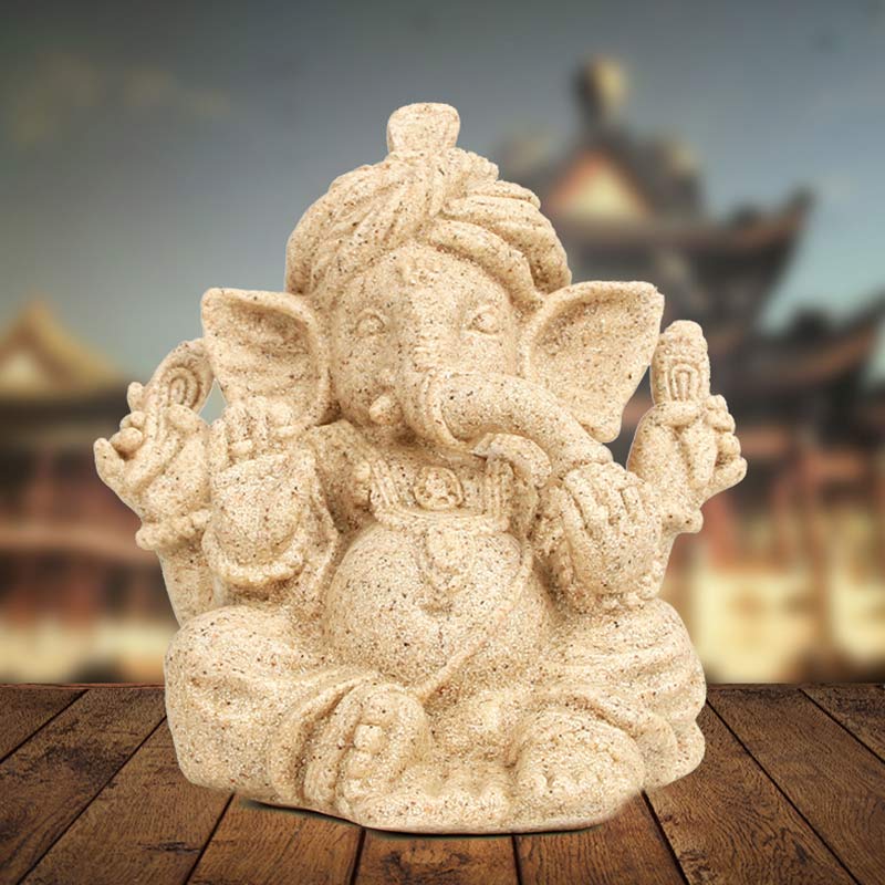 Mythstone Ganesh Ganpati Elephant Statue Transformation Home Decoration