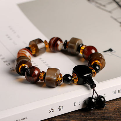 Mythstone Natural Sardonyx Luck Bracelet