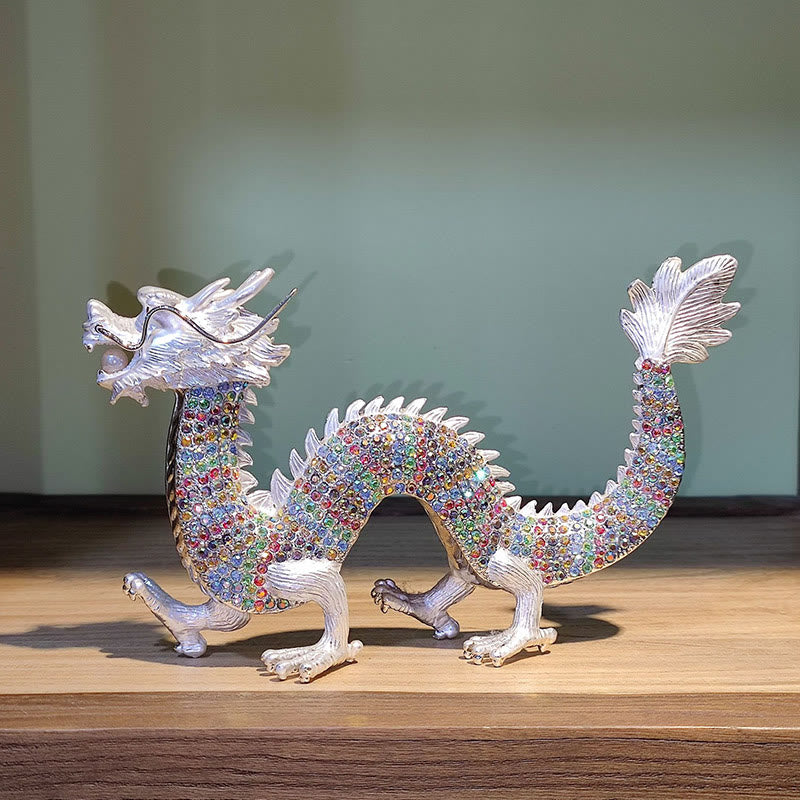 Mythstone Handmade Feng Shui Dragon Luck Success Home Decoration