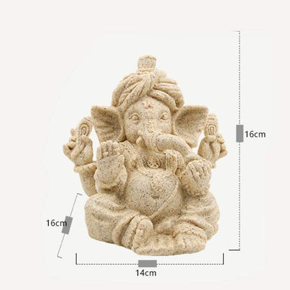 Mythstone Ganesh Ganpati Elephant Statue Blessing Protection Home Decoration