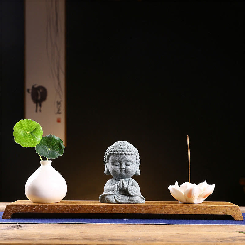 Mythstone Meditation Praying Buddha Compassion Serenity Home Decoration