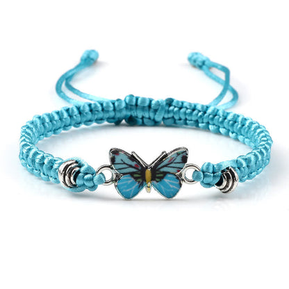 Pulsera con dije de mariposa y amor por la libertad de Mythstone