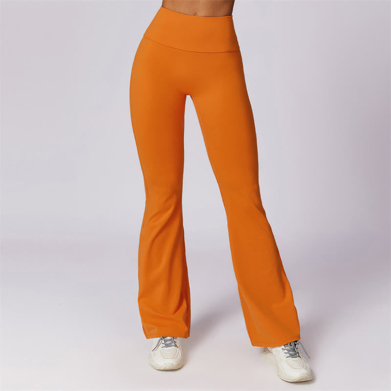 Pantalones acampanados de cintura alta Mythstone para deportes, fitness y yoga 