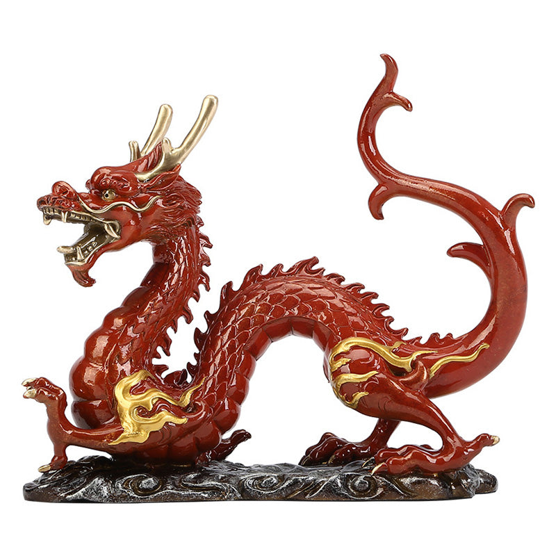 Mythstone Year Of The Dragon Copper Success Home Decoration