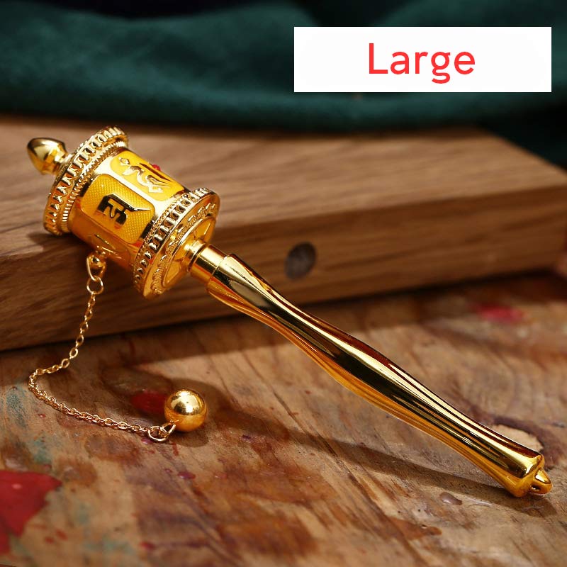 Mythstone Tibetan Prayer Wheel Six True Words Blessing Meditation Decoration