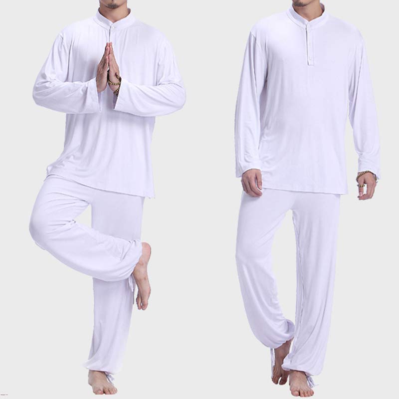 Conjunto de ropa para hombre para practicar yoga, tai chi, meditación y oración espiritual con Mythstone