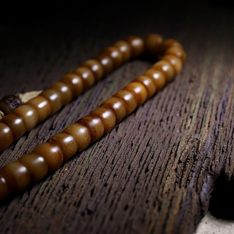 Mythstone Tibetan Yak Bone Balance Strength Wrist Mala