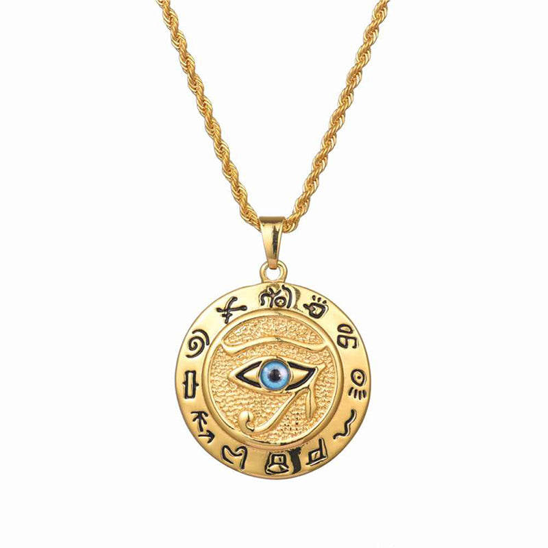 Mythstone Eye of Horus Protection Necklace Pendant