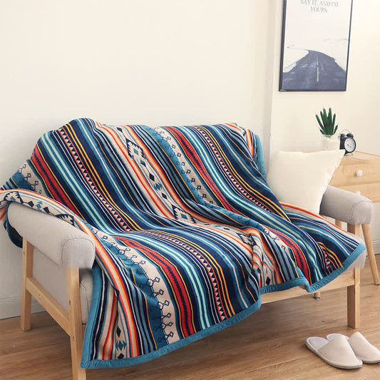 Mythstone Geometric Warm Soft Bed Throw Blanket