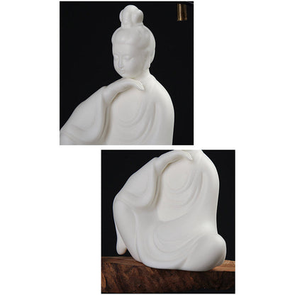 Buddha Avalokitesvara Ksitigarbha Bodhisattva Blessing Ceramic LED Decoration