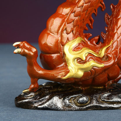 Mythstone Year Of The Dragon Copper Success Home Decoration