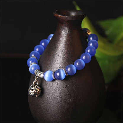 Mythstone Tibetan Cat Eye Lucky Bracelet