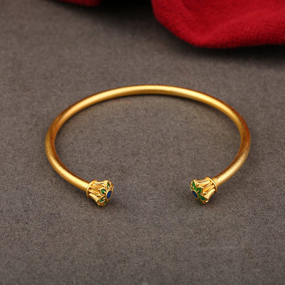 Mythstone Lotus Flower Enlightenment Bracelet Bangle