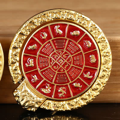 Soporte universal para teléfono con forma de anillo para teléfono con diseño de la paz tibetana Om Mani Padme Hum de Mythstone