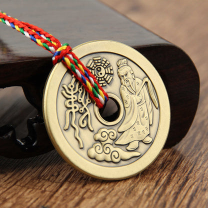 Colgante de protección con símbolo Yin Yang del taoísmo Mythstone, amuleto decorativo 