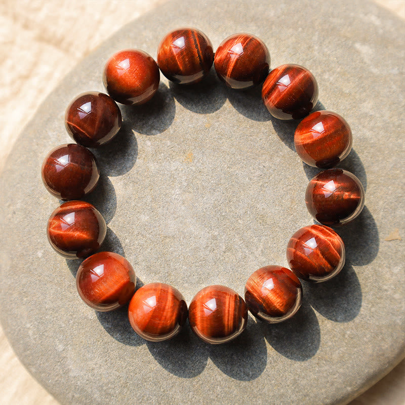 Mythstone Natural Tiger Eye Healing Bead Bracelet