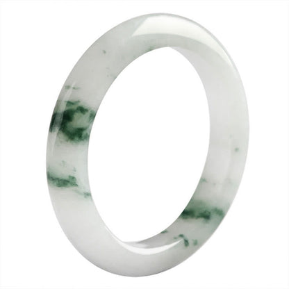 Mythstone Natural Green Jade Luck Abundance Ring