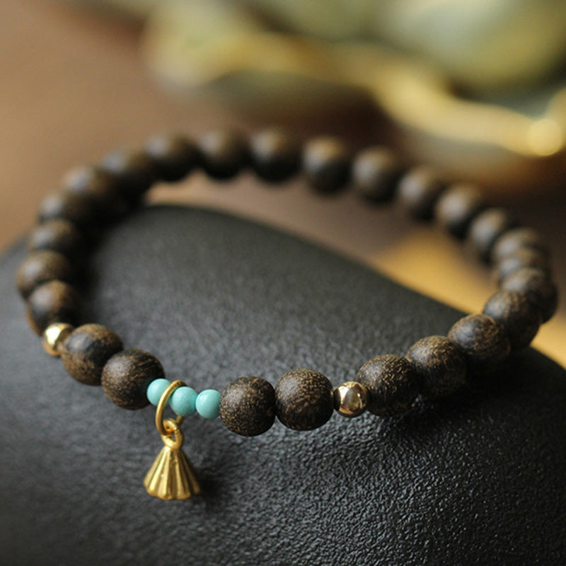 Mythstone Agarwood Lotus Strength Bracelet