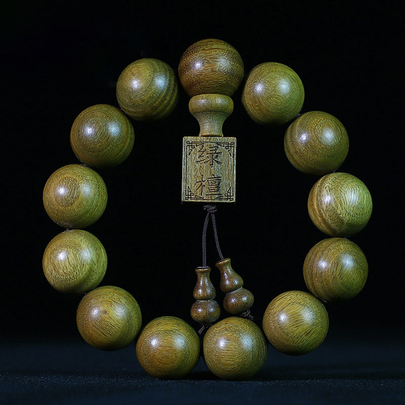 Mythstone Tibetan Green Sandalwood Cure Bracelet