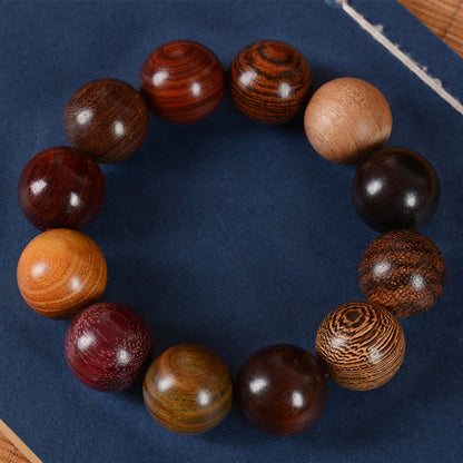 Mythstone Multicolored Sandalwood Protection Healing Bracelet