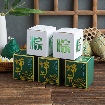 Mythstone Dragon Boat Festival Zongzi Pattern Scented Candle Gift For Family Friends