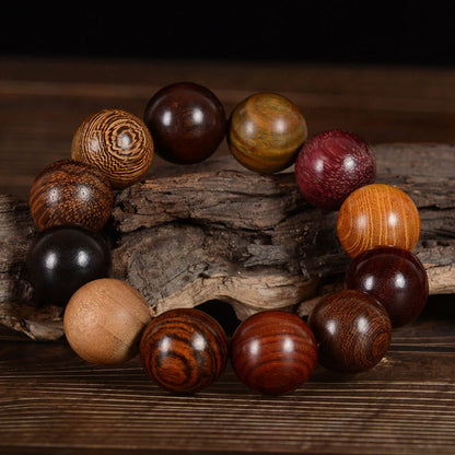 Mythstone Multicolored Sandalwood Protection Healing Bracelet