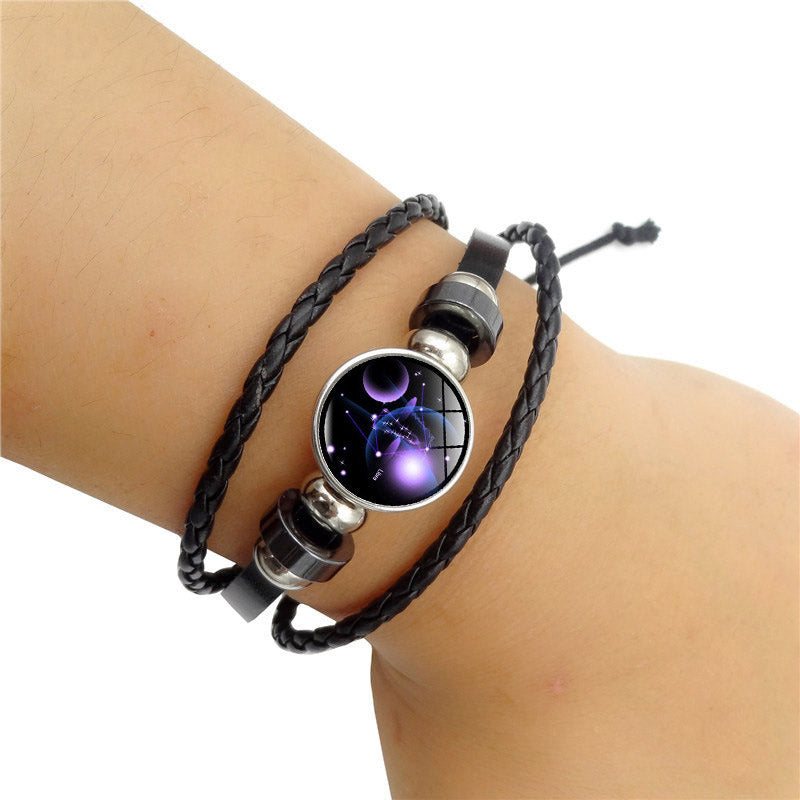 Mythstone 12 Constellations of the Zodiac Moon Protection Bracelet