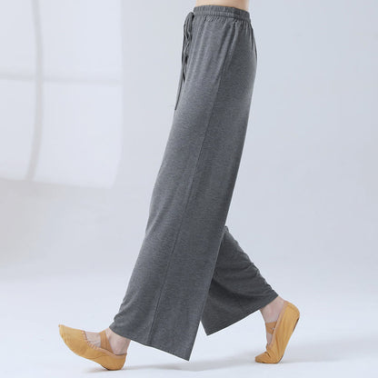 Mythstone Loose Modal Drawstring Wide Leg Pants For Yoga Dance