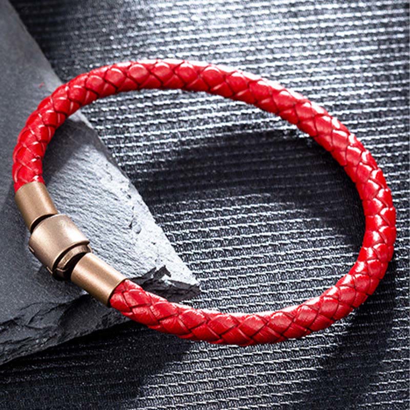 Mythstone Vintage Leather Rope Luck Braid String Bracelet