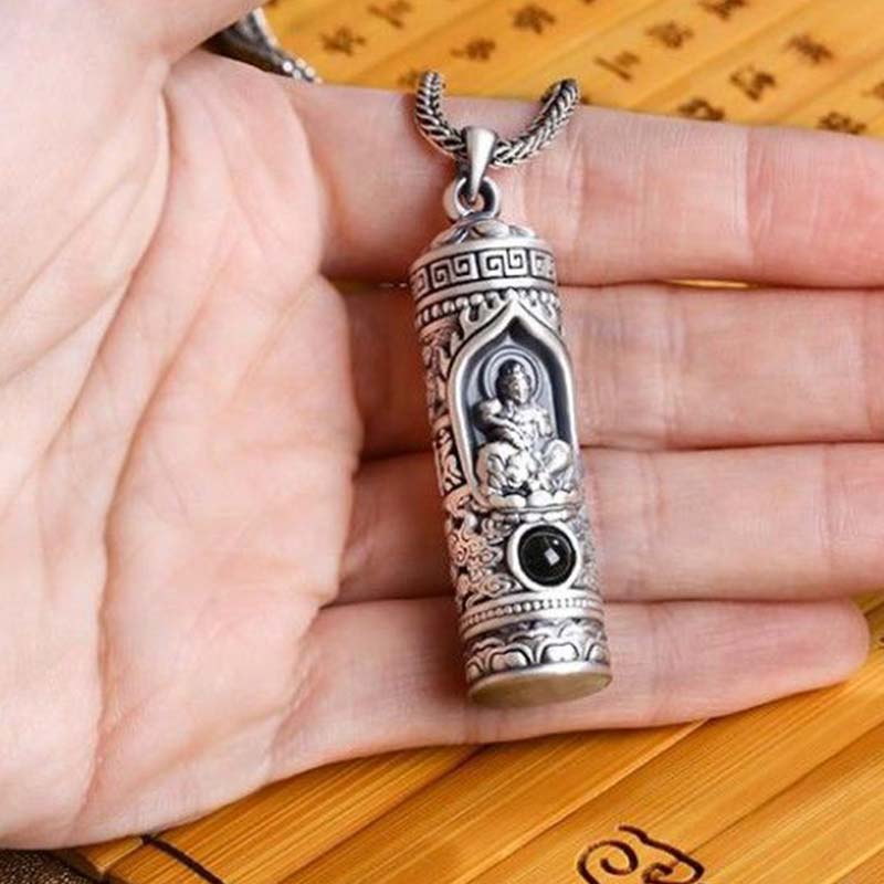 Mythstone Chinese Zodiac Natal Buddha Projection Prosperity Necklace Pendant