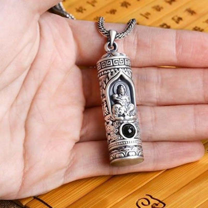 Mythstone Chinese Zodiac Natal Buddha Projection Prosperity Necklace Pendant