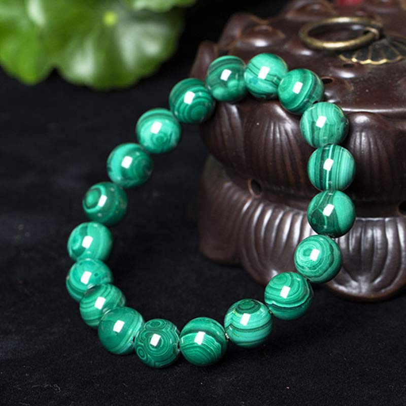 Mytthstone Natural Malachite Protection Calmness Bracelet