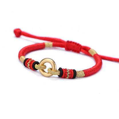 Mythstone FengShui Lucky Red String Couple Bracelet