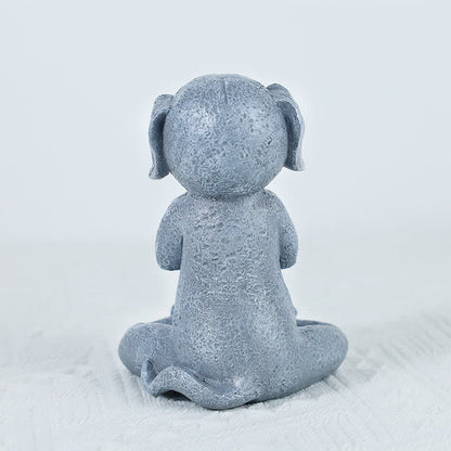 Mythstone Meditating Zen Dog Cat Frog Decoration