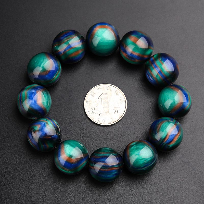 MythStone Colorful Sea Willow Mala Positive Bracelet Ring