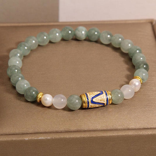 Mythstone Jade Treasure Vase Luck Bracelet