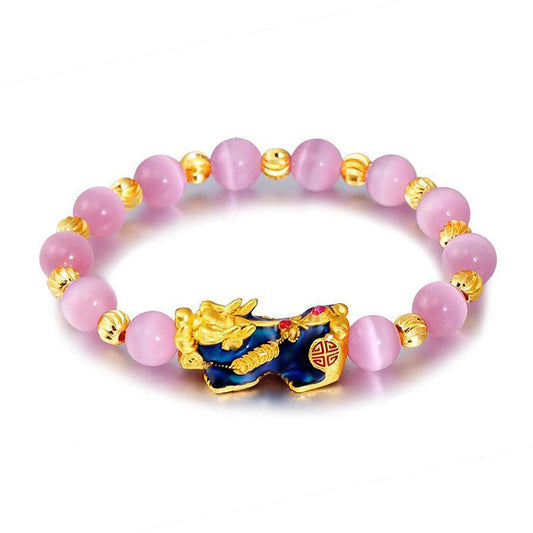 Mythstone Pixiu Cat Eye Lucky Bracelet