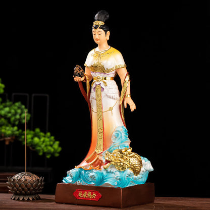 Mythstone Bodhisattva Nuwa Protection Resin Statue Home Decoration