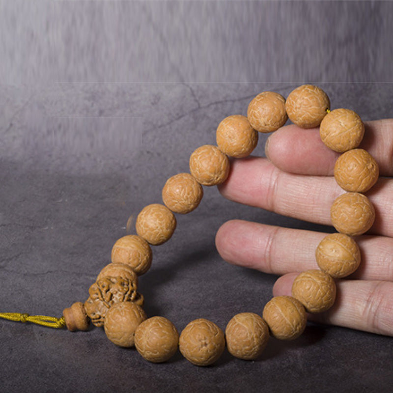 Mythstone Bodhi Seed Luck Auspiciousness Wrist Mala Tassel Pocket Mala