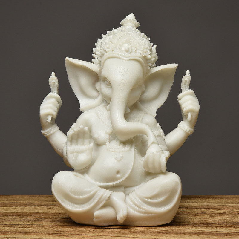 Mythstone Ganesh Ganpati Elephant Statue Wealth Blessing Home Decoration