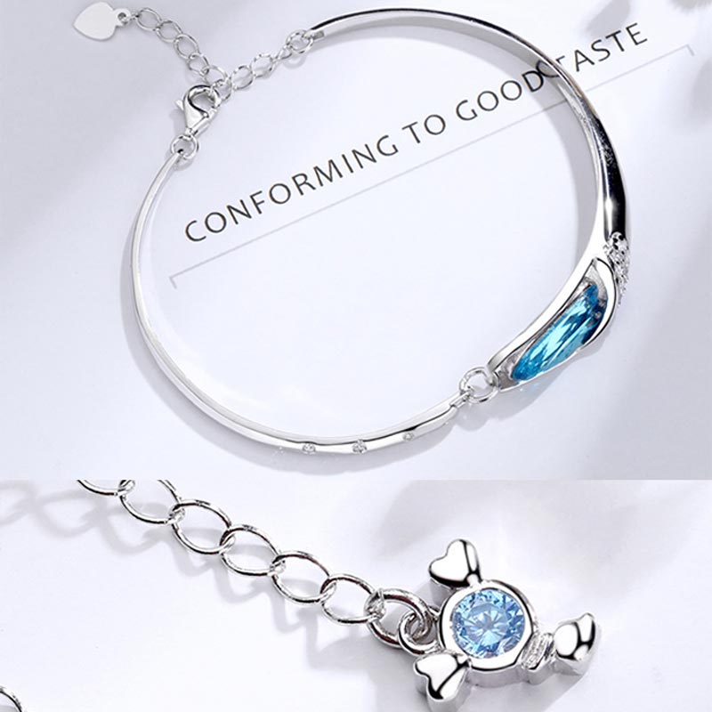 Mythstone 925 Silver Plated Copper 12 Constellations of the Zodiac Charm Bracelet