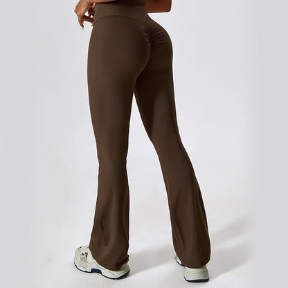 Pantalones acampanados de cintura alta Mythstone para deportes, fitness y yoga 