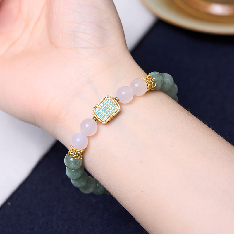 Mythstone Promote New Beginnings Mint Green Jade Bracelet Bangle Bundle